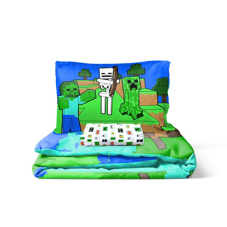 Microsoft Minecraft Creative Mode 100 Cotton Bed Set Wayfair.co.uk
